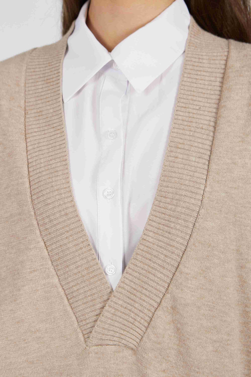 Жилет G-VST24528 (Бежевый, 140)