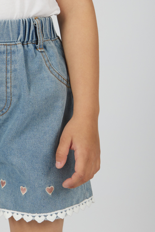 Шорты G-JN26131 Miasin (джинс. синий, 110)