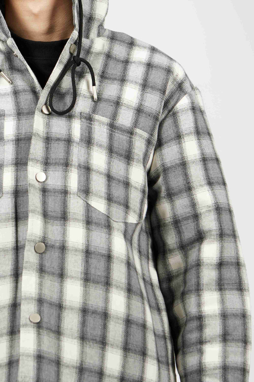 рубашка B-SH34673 (Черно-белый, 128)