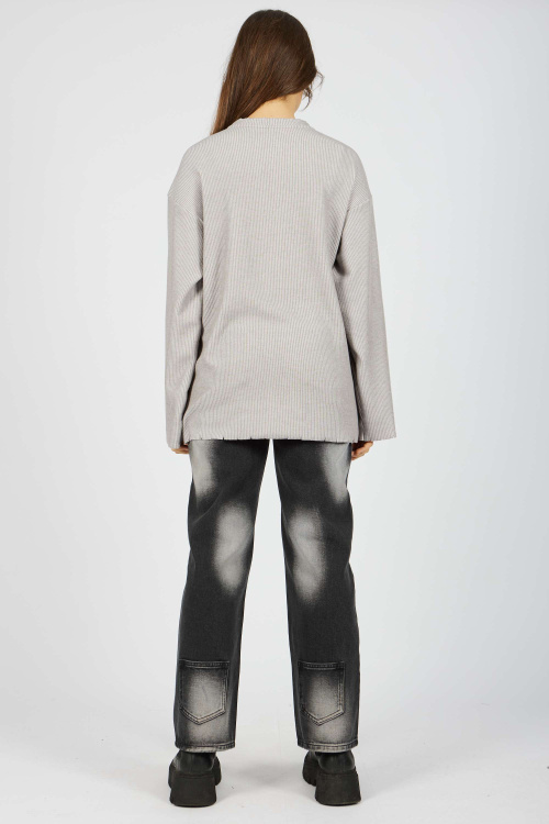 Лонгслив (Серый, 164)