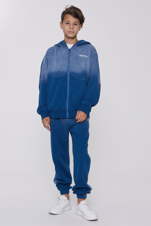 Бомбер B-HDZ35124 (Джинс. синий, 152)