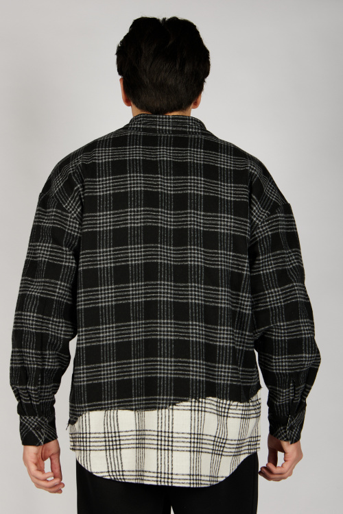 Рубашка B-SH36450 Miasin (черно-белый, 140-170)