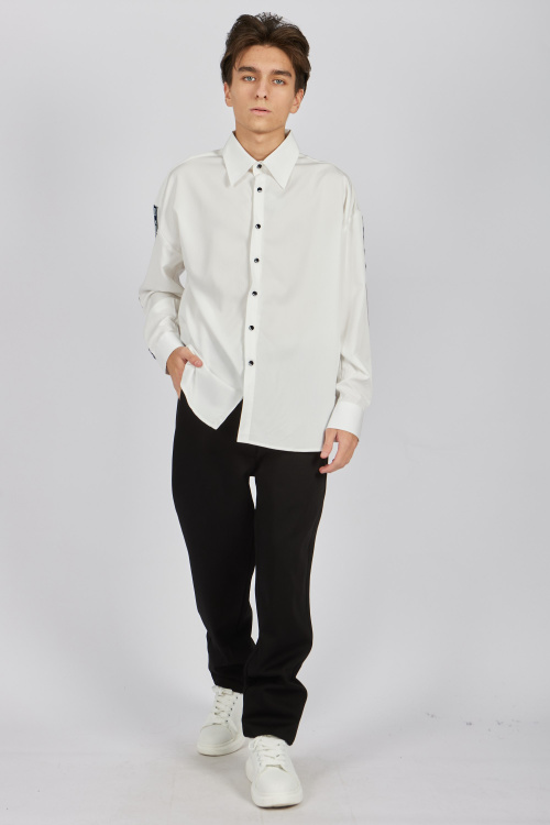 Рубашка B-SH34420 (Белый, 170)