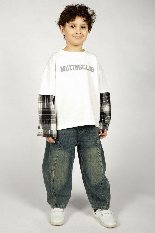 Лонгслив B-SW36418 Miasin (Белый, 100-140)