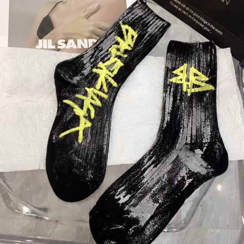 Носки A-NS56764 Miasin (Черный/Желтый, OS (4 шт.))