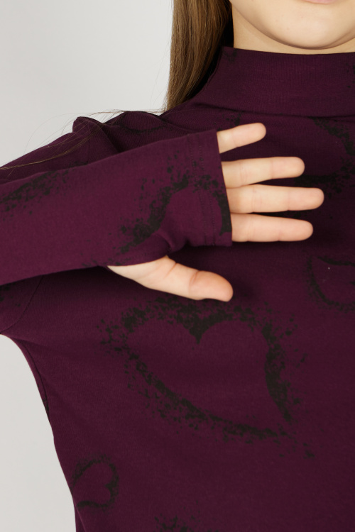 Лонгслив G-TN26438 Miasin (темно-фиолетовый, 134-164)