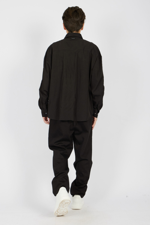 Рубашка B-SH34420 (Черный, 146)