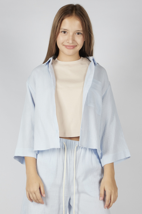 Блузка G-SH26087 Miasin (Голубой, 134)