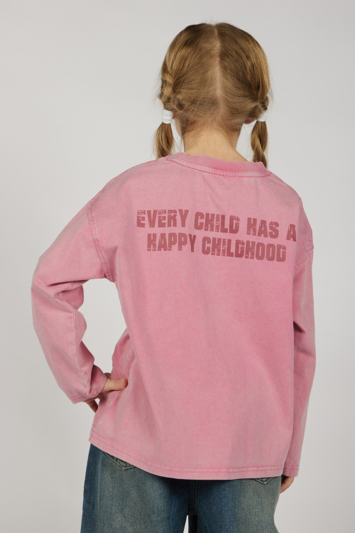 Лонгслив B-SW36441 Miasin (Розовый, 100-140)