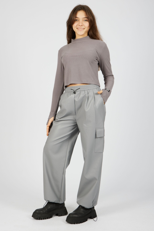 Лонгслив (Серый, 152)