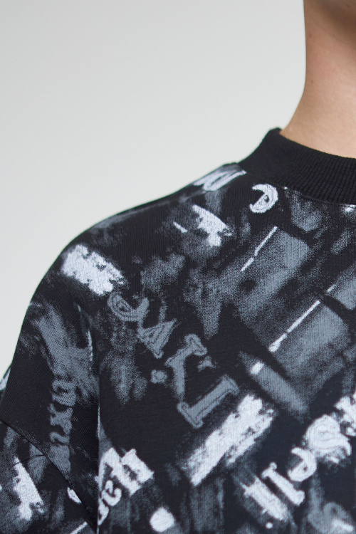 Джемпер B-SW35111 (черный, 140)