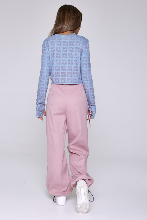 Лонгслив G-TN25118 (Джинсовый, 134)