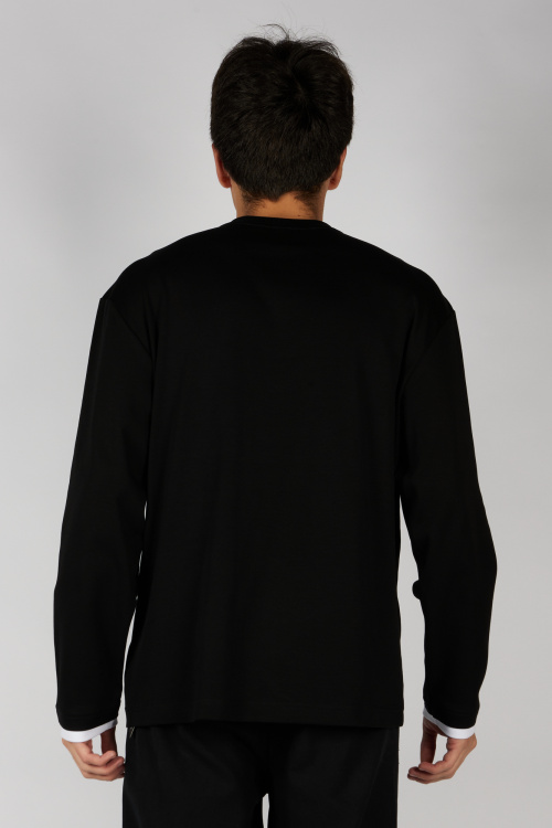 Лонгслив B-SW36342 Miasin (Черный, 140-170 (6 шт.))