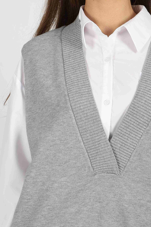 Жилет G-VST24528 (Серый, 140)