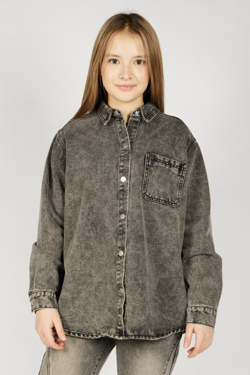 Блузка G-SH26475 Miasin (джинс. серый, 134-164)