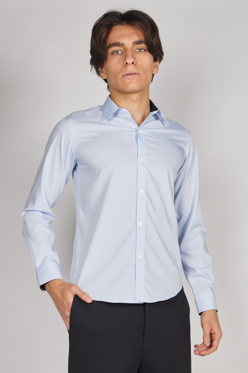 Рубашка B-SH35304 (Голубой, 134)