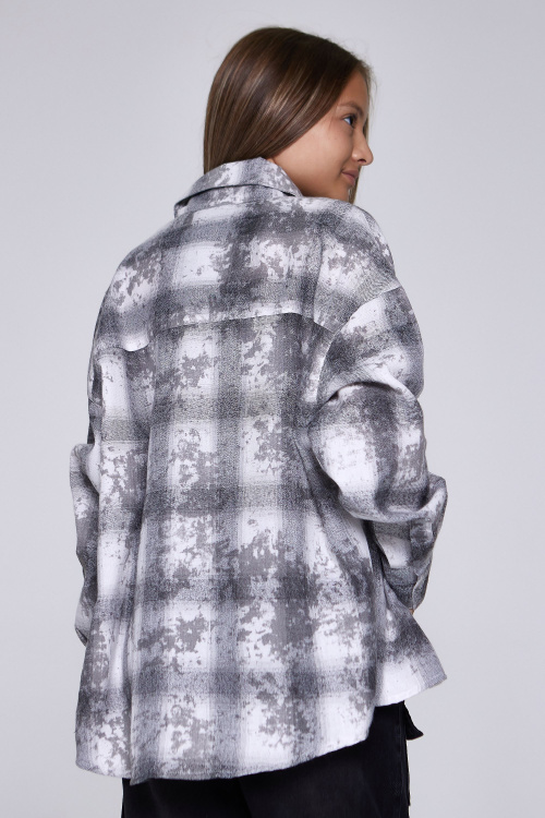 Рубашка B-SH35141 (серый, 158)