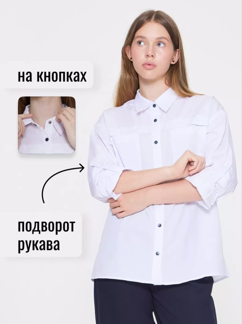 блузка WBG-SH63465-Белый Martkin