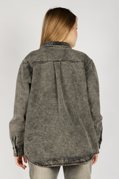 Блузка G-SH26475 Miasin (джинс. серый, 134-164)