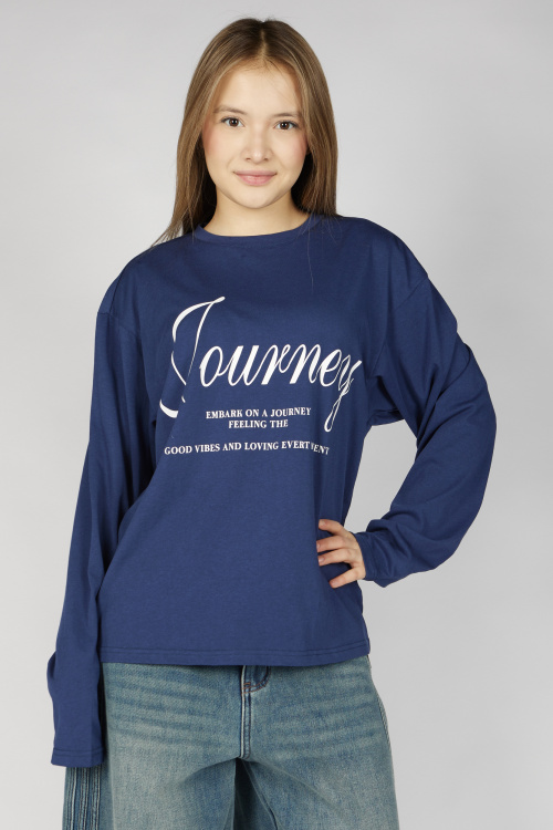 Лонгслив G-SW26480 Miasin (Синий, 134-164)