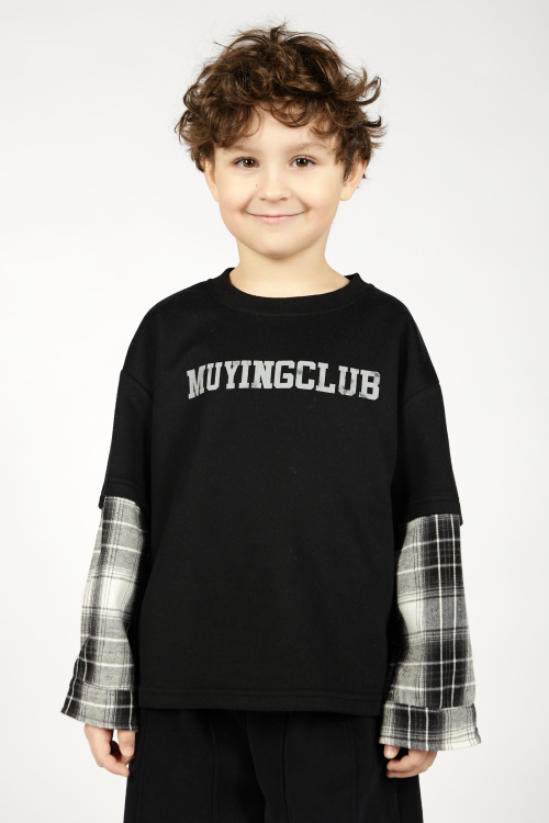 Лонгслив B-SW36418 Miasin (Черный, 100-140)