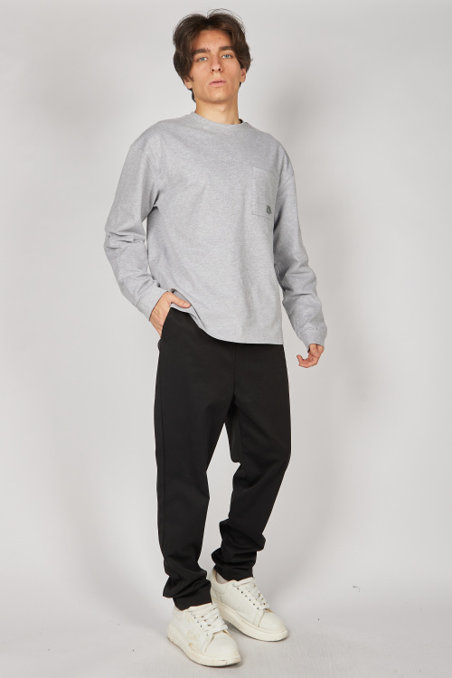 Лонгслив B-SW35274 (Серый, 176)