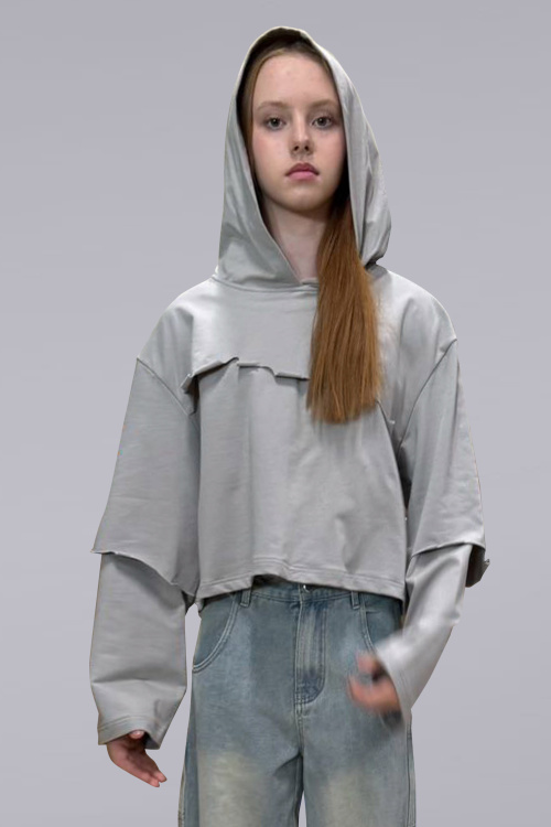 Худи B-HD35138 (серый, 140)