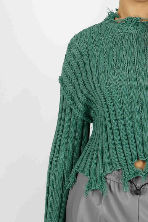 Свитшот G-SW24629 (Серо-зеленый, 140)