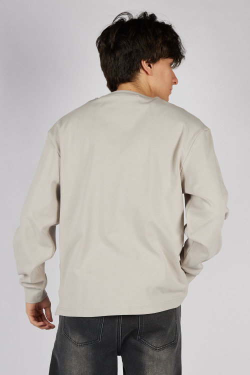 Лонгслив B-SW35460 Miasin (светло-серый, 140)