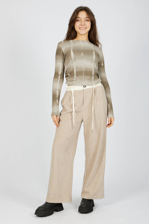 Лонгслив (Бежевый, 146)