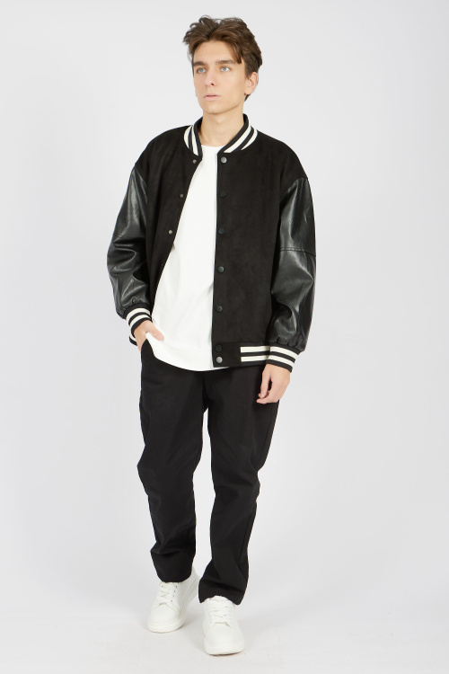 Бомбер B-JCK34478 (Черный, 158)