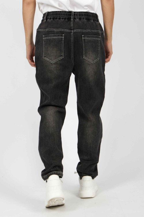 брюки (джинсы) B-JN34667 (Черный, 146)