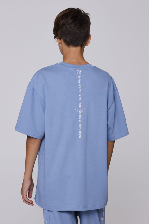 Футболка B-TS35195 (Джинсовый, 164)