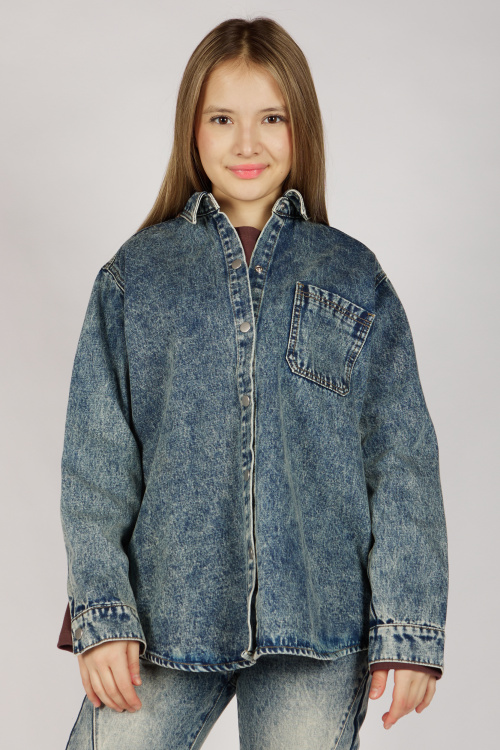 Блузка G-SH26475 Miasin (джинс. синий, 134-164)