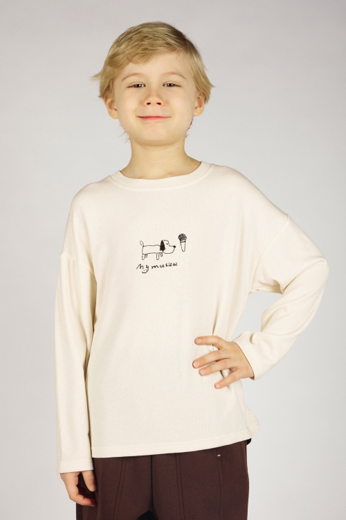 Лонгслив B-SW36408 Miasin (Белый, 100-140)