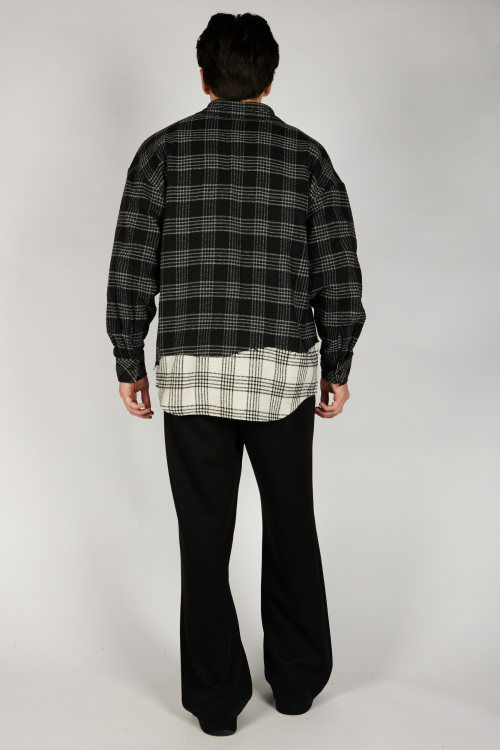 Рубашка B-SH36450 Miasin (черно-белый, 140-170)