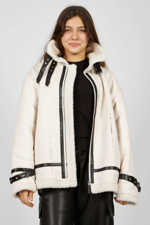 куртка B-JCK34633 (Белый, 140)