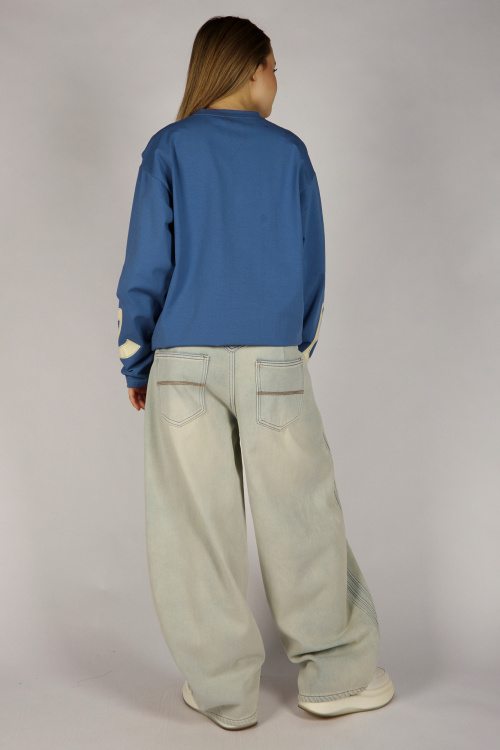 Лонгслив G-SW26464 Miasin (джинс. синий, 134-164)