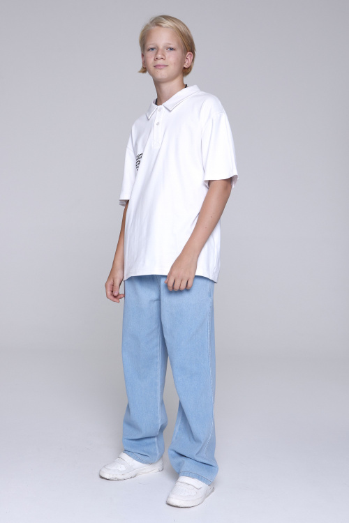 Джинсы B-JN35192 (Джинсовый, 140)