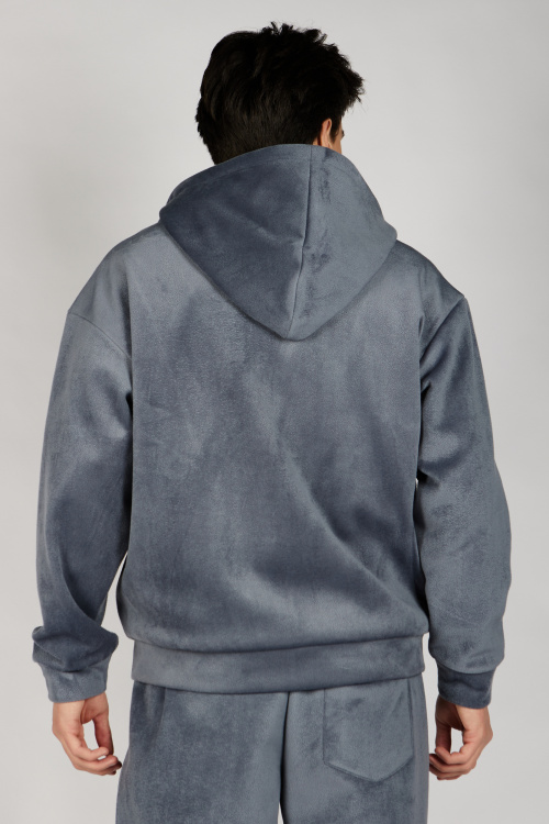 Толстовка на молнии B-HDZ36505 Miasin (Серо-синий, 140-170)