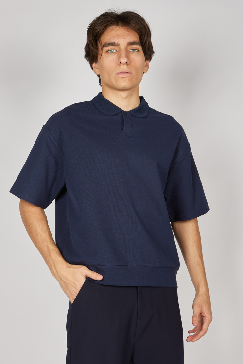 Поло B-PL35307 (Синий, 128)