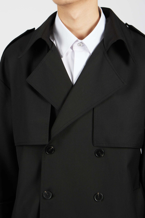 Плащ B-WN34468 (Черный, 158)