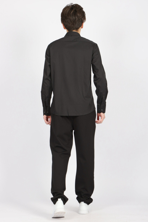 Рубашка B-SH34447 (Черный, 164)