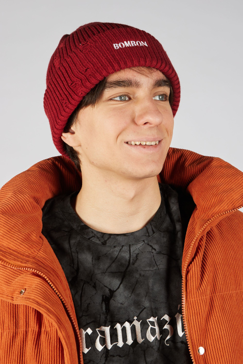 Шапка A-KP55615 Miasin (бордовый, Унив. (3 шт))