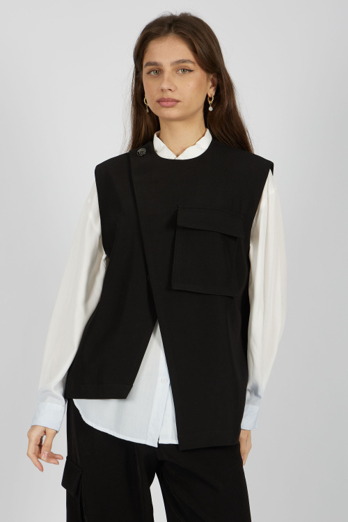 Жилет G-VST24486 (Черный, 158)