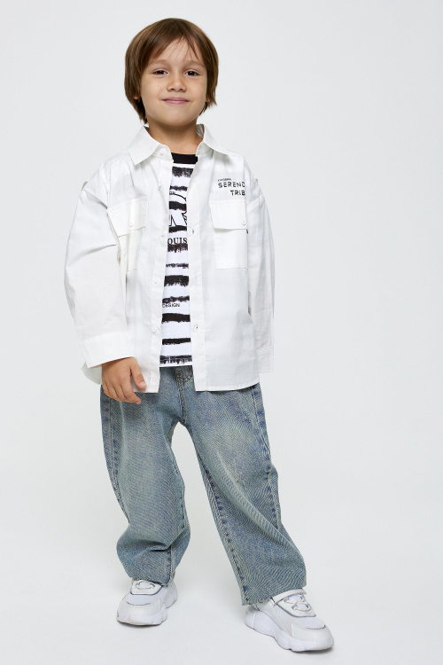 Рубашка B-SH35016 (белый, 116)