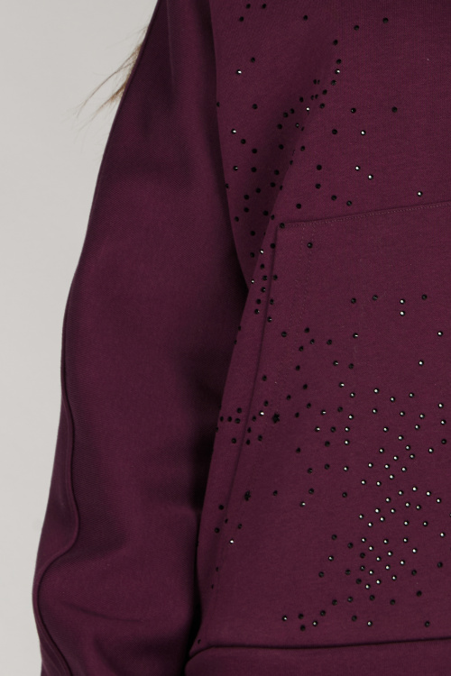 Толстовка на молнии G-HDZ26454 Miasin (темно-фиолетовый, 134-164)