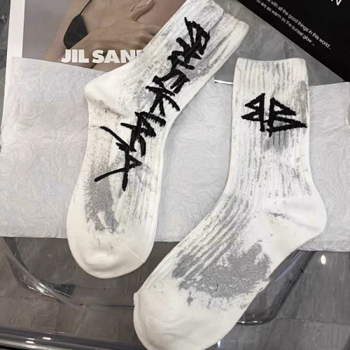 Носки A-NS56764 Miasin (Белый/Черный, OS (4 шт.))