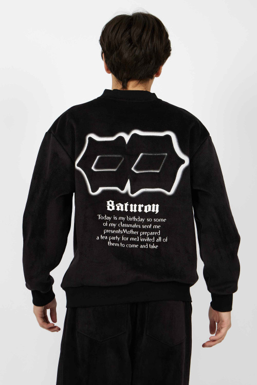 джемпер B-SW34637A (Черный, 146)