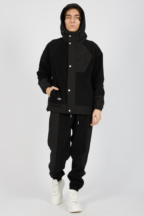 Толстовка на молнии (Черный, 140)